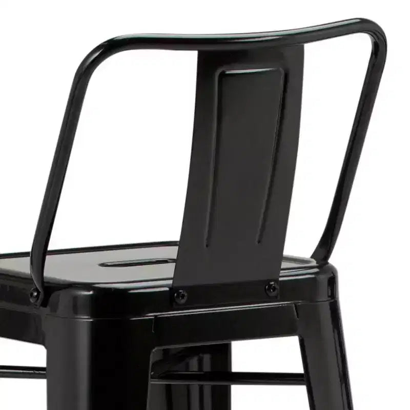 Set of 4 Josephine Metal Counter Height Barstools - WyndenHall