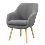 Fauteuil d'appoint Breighton Home Take a Seat Charlotte Wingback en similicuir mouton