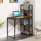 Designs2Go Office Workstation with Shelves - Breighton Home