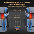Costway Zero Gravity SL Track Full Body Massage Chair with Waist