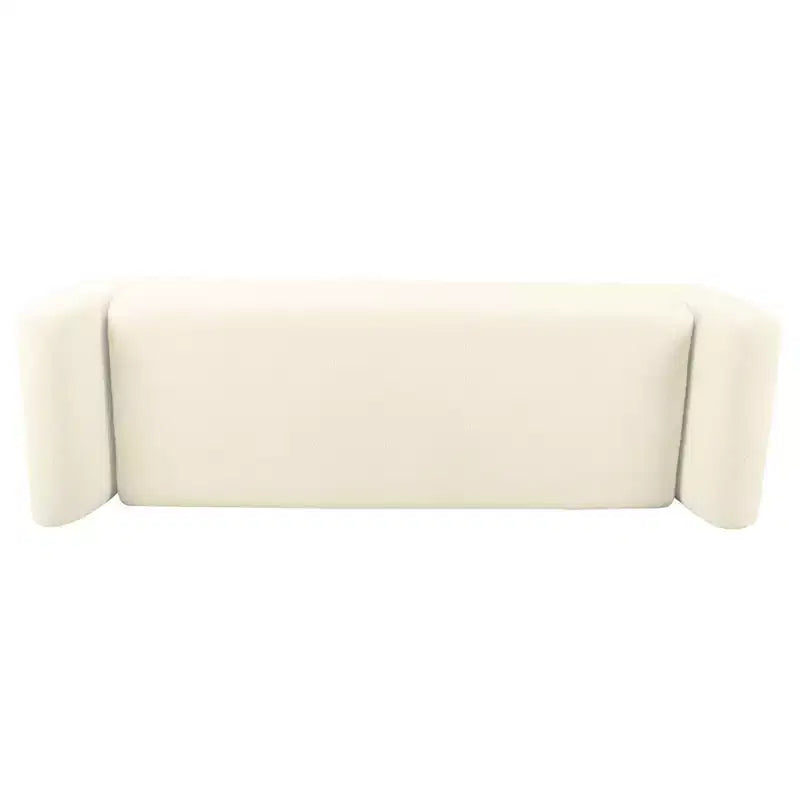 HomePop Modern Storage Bench with Wood Legs
