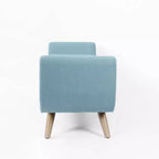 HomePop Modern Storage Bench with Wood Legs