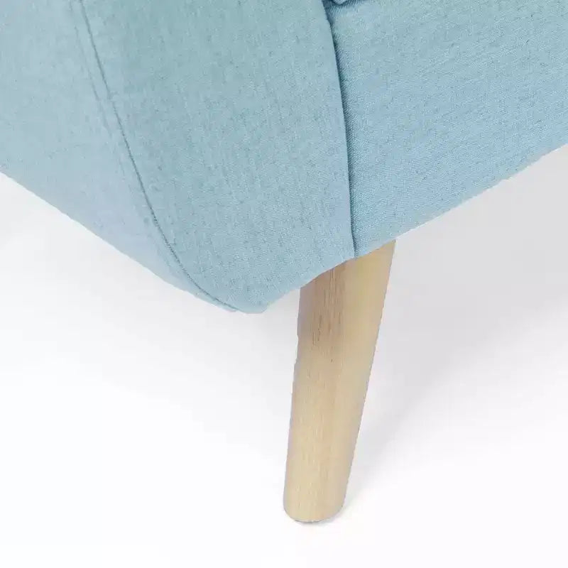 HomePop Modern Storage Bench with Wood Legs