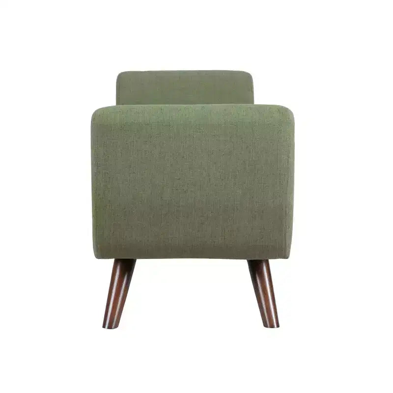 HomePop Modern Storage Bench with Wood Legs