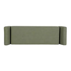 HomePop Modern Storage Bench with Wood Legs