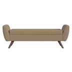 HomePop Modern Storage Bench with Wood Legs