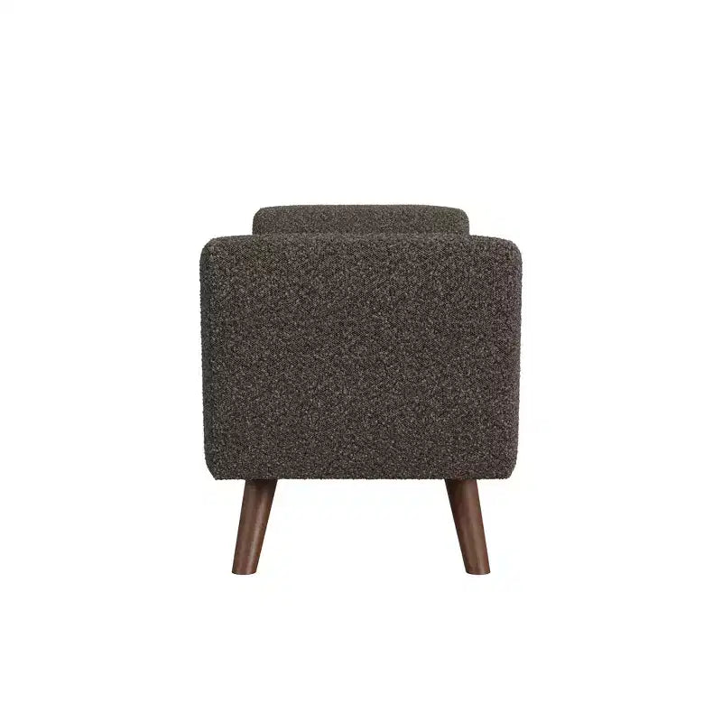 HomePop Modern Storage Bench with Wood Legs