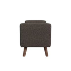 HomePop Modern Storage Bench with Wood Legs