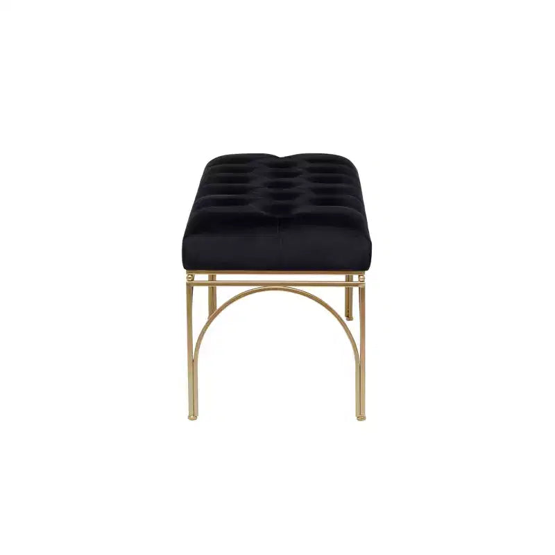 Rectangular Glam Velvet Bench - Olivia & May