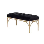 Rectangular Glam Velvet Bench - Olivia & May