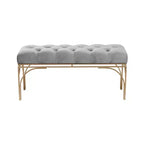 Rectangular Glam Velvet Bench - Olivia & May