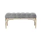 Rectangular Glam Velvet Bench - Olivia & May