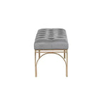 Rectangular Glam Velvet Bench - Olivia & May