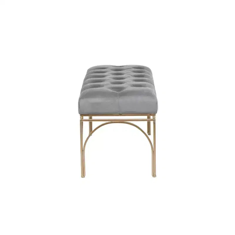 Rectangular Glam Velvet Bench - Olivia & May