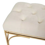Rectangular Glam Velvet Bench - Olivia & May