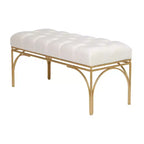 Rectangular Glam Velvet Bench - Olivia & May