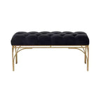 Rectangular Glam Velvet Bench - Olivia & May