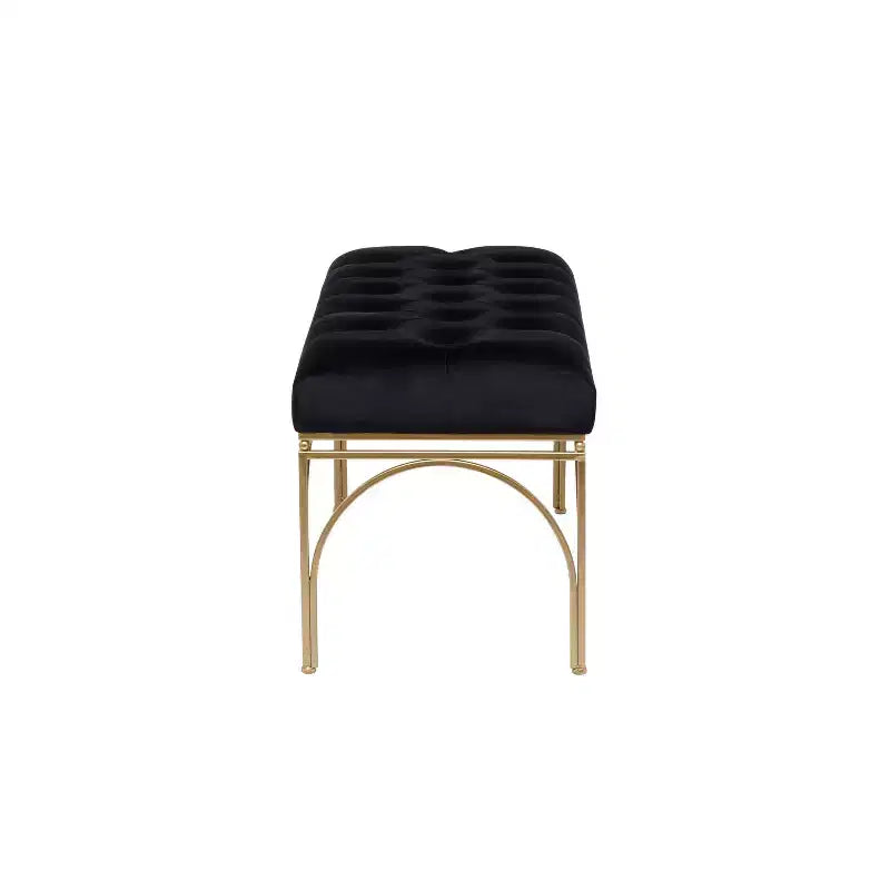 Rectangular Glam Velvet Bench - Olivia & May
