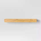 24 Floating Wood Shelf - Threshold