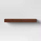 24 Floating Wood Shelf - Threshold