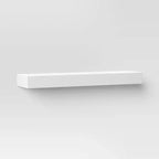24 Floating Wood Shelf - Threshold