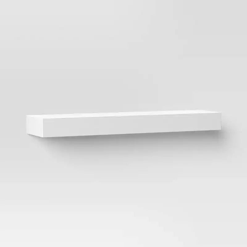 24 Floating Wood Shelf - Threshold