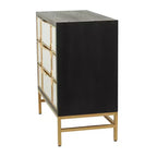 Glam Mirrored Wood Chest - Olivia & May