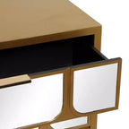 Glam Mirrored Wood Chest - Olivia & May
