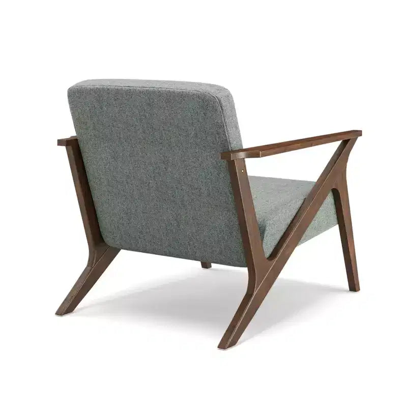 Glenwillow Home 30 Wide Grove MCM Wood Frame Upholstered Accent Chair