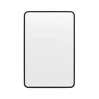 Emma and Oliver 20 x 30 Rectangular Wall Mirror with Black Frame, Silver Backing for Clarity and Shatterproof Glass for Entryways, Bathrooms & More