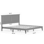Glenwillow Home Cottage Style Solid Wood Platform Bed