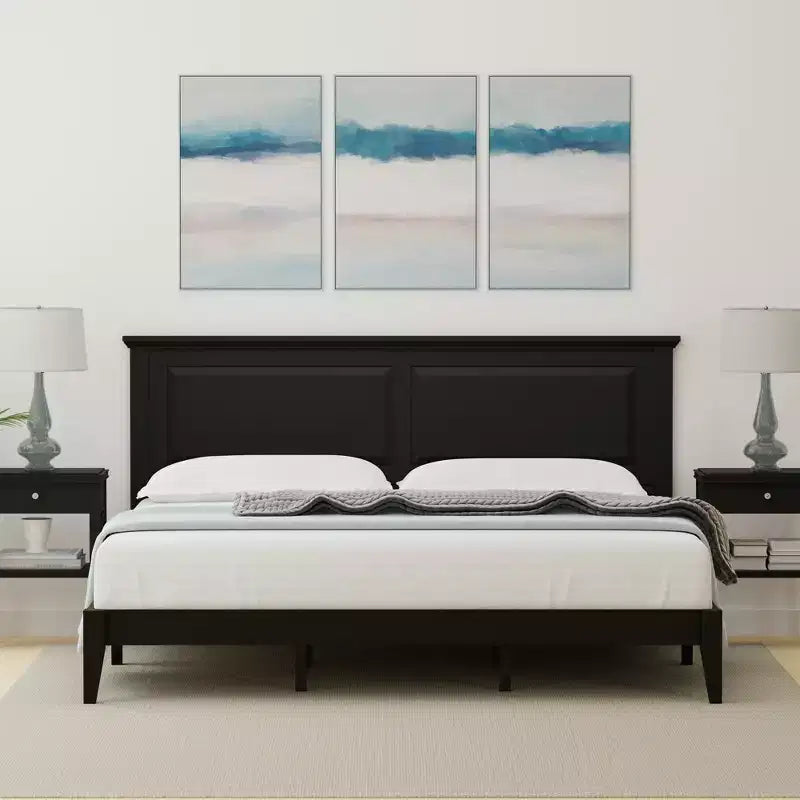 Glenwillow Home Cottage Style Solid Wood Platform Bed