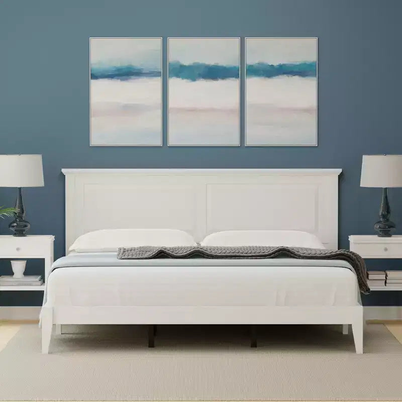 Glenwillow Home Cottage Style Solid Wood Platform Bed