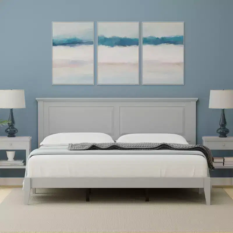 Glenwillow Home Cottage Style Solid Wood Platform Bed