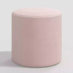 Skyline Furniture Round Thalia Ottoman in Velvet