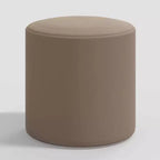 Skyline Furniture Round Thalia Ottoman in Velvet