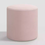 Skyline Furniture Round Thalia Ottoman in Velvet