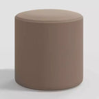 Skyline Furniture Round Thalia Ottoman in Velvet