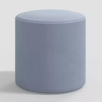 Skyline Furniture Round Thalia Ottoman in Velvet