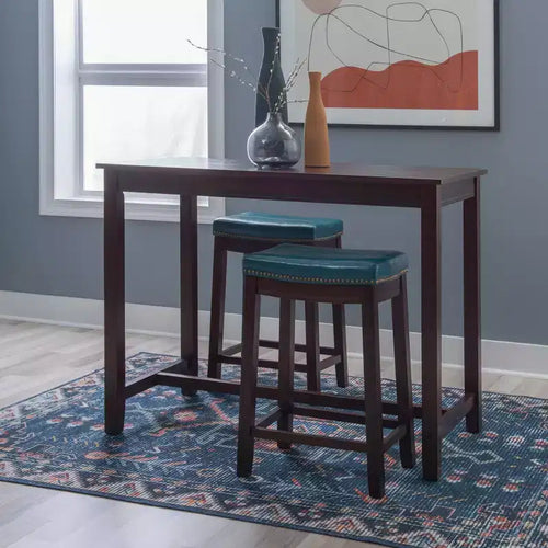 3pc Claridge Counter Height Dining Set - Linon