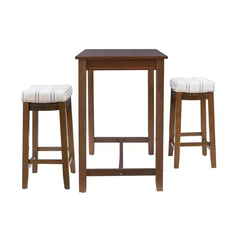 3pc Claridge Counter Height Dining Set - Linon