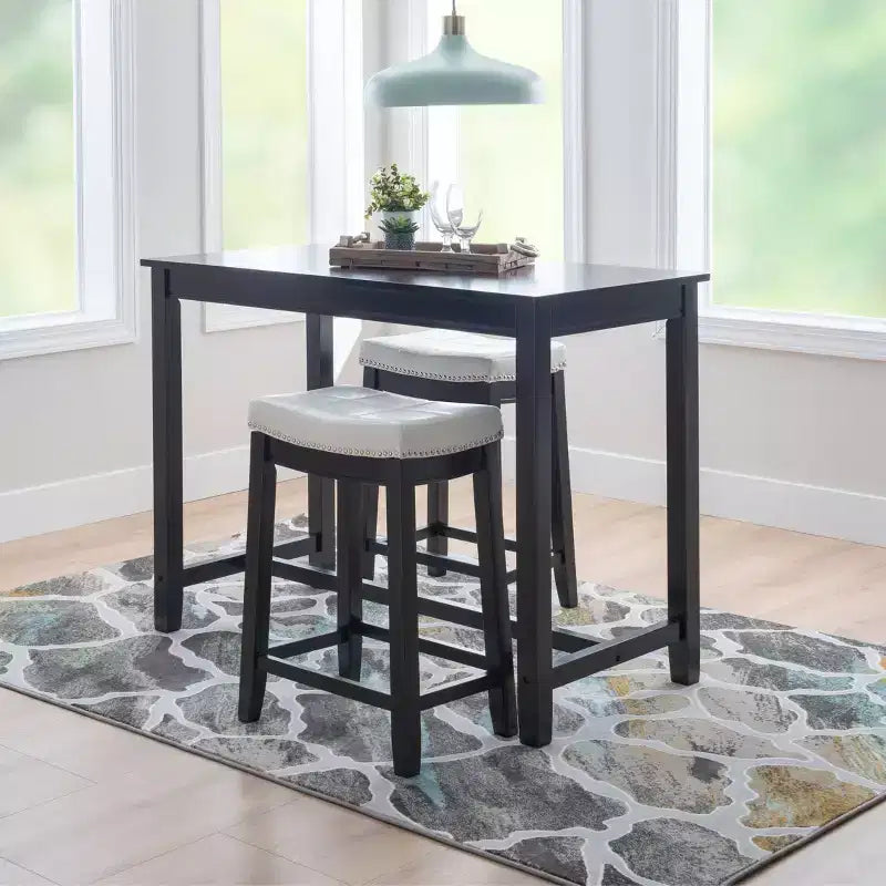 3pc Claridge Counter Height Dining Set - Linon