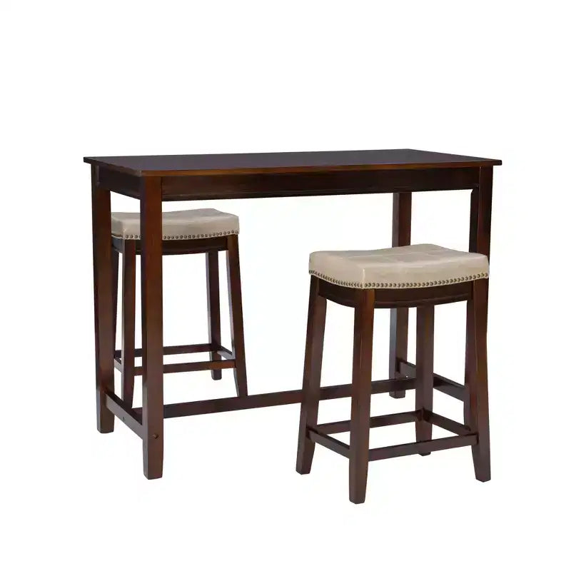 3pc Claridge Counter Height Dining Set - Linon