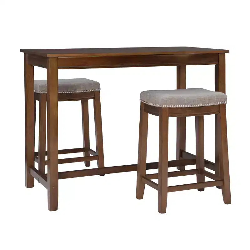 3pc Claridge Counter Height Dining Set - Linon