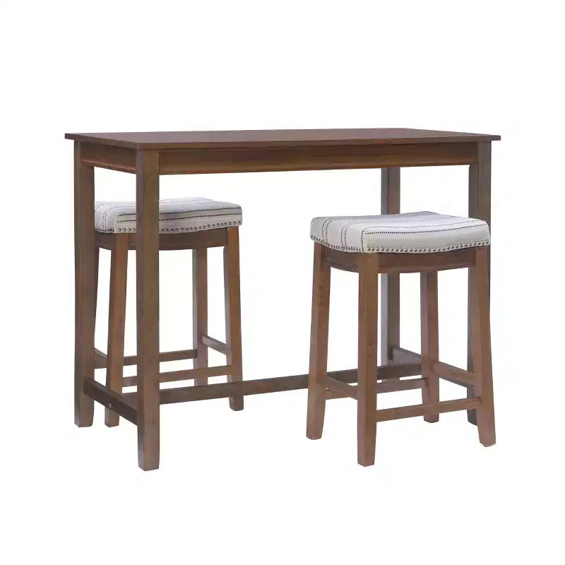 3pc Claridge Counter Height Dining Set - Linon