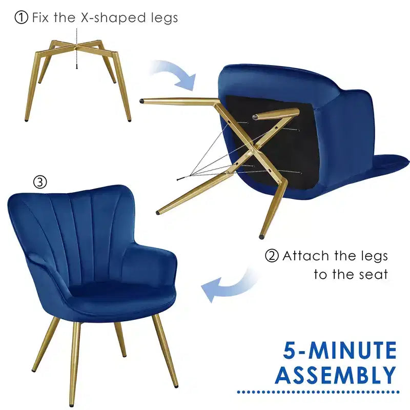 Yaheetech Accent Chair Modern Armchair for Living Room