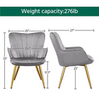 Yaheetech Accent Chair Modern Armchair for Living Room