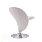 Set of 2 Curl Wool Blend Swivel Accent Chairs - Manhattan Comfort