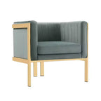 Set of 2 Paramount Velvet Accent Armchairs - Manhattan Comfort