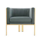 Set of 2 Paramount Velvet Accent Armchairs - Manhattan Comfort